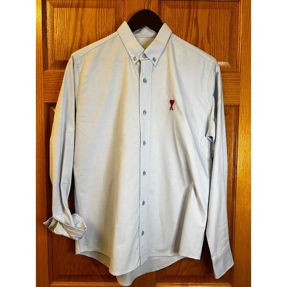 Ami Light Blue Button Down